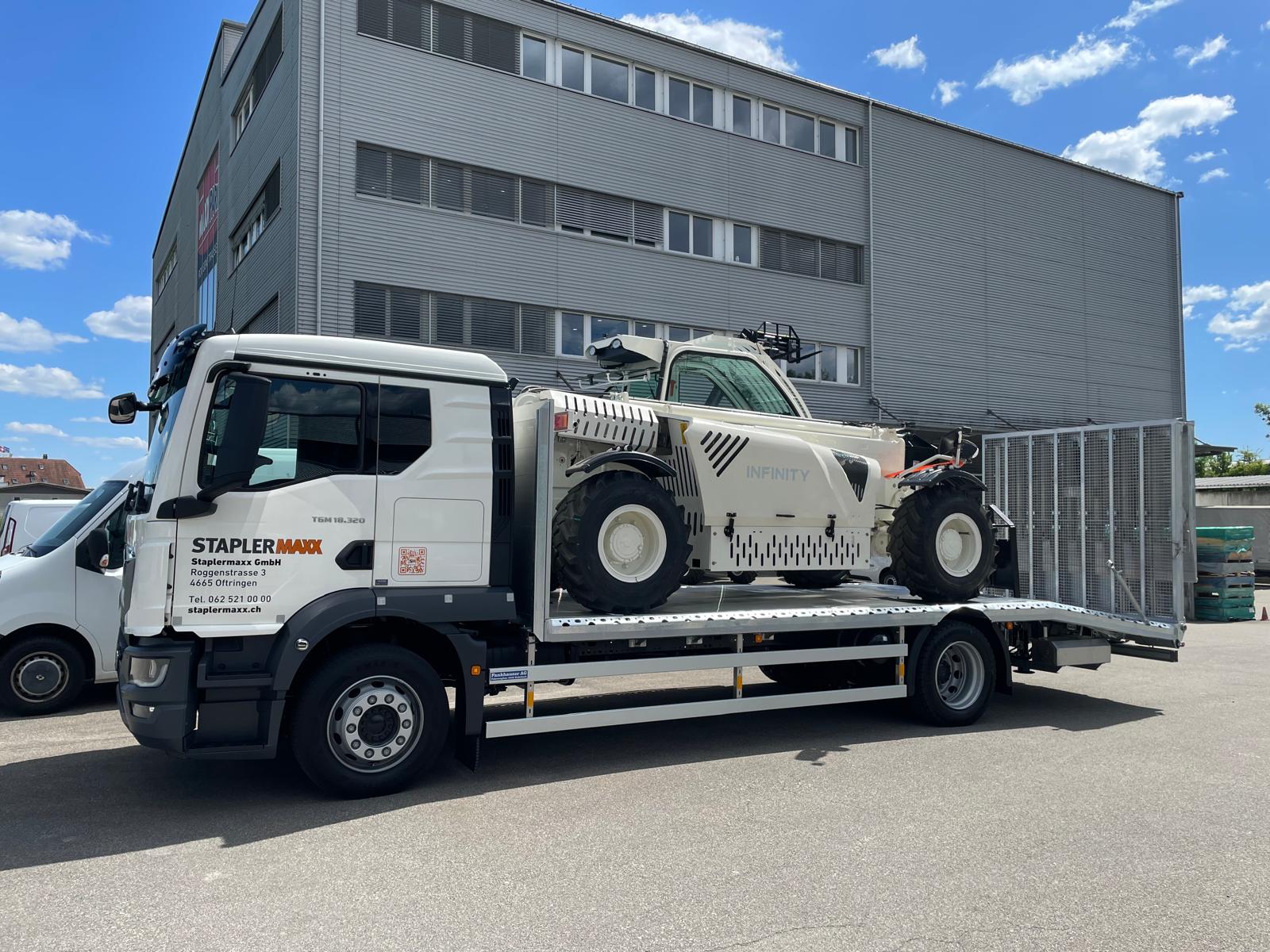 Erteilen Sie STAPLERMAXX einen Transportauftrag